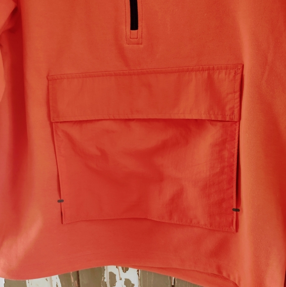 HALF ZIP LONG SLEEVED FLEECE W/ 4-WAY STRETCH LARGE - Picture 3 of 8